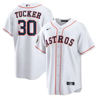 mens nike kyle tucker white houston astros 2022 world serie